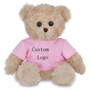 <span class=keywords><strong>Oso</strong></span> de Peluche Personalizado con Impresión de San Valentín, Regalo para Niñas, <span class=keywords><strong>Oso</strong></span> de Peluche Suave Marrón con Camiseta Roja con la Frase 'Te Amo' - Product Image 4