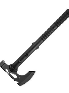 Nuevo Hacha Táctica con Cabeza de Acero al Carbono y Mango de Plástico, Tomahawk de Supervivencia de Grado Industrial para Uso en Exteriores - Product Image 1