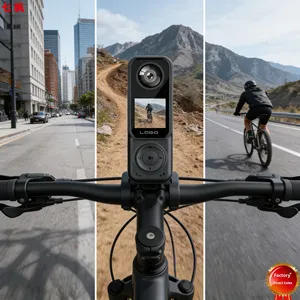 Cámara <span class=keywords><strong>Corporal</strong></span> Portátil OEM 4K con Doble Lente, Visión Nocturna Infrarroja y 180° °   Lente Giratoria - Product Image 3