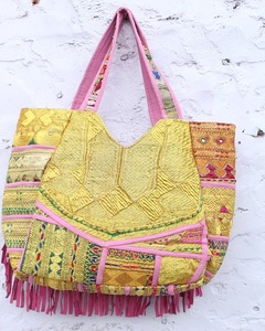 New Arrival Banjara Bag Vintage Hobo Sling Ethnic Hand Embroidered Zipper Two <b>Straps</b> Waterproof Large Capacity <b>Shoulder</b> Bag - Product Image 4