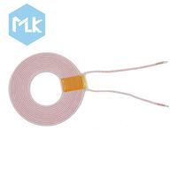 MLK 43mm 24uH Kabel Multi-strand Arus Tinggi Koil Pengisian Daya Nirkabel Elektromagnet Koil Induksi Magnetik Elektromagnetik