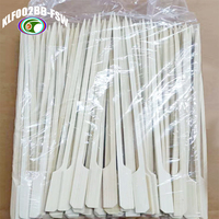 Biodégradable jetable de qualité alimentaire oblat plat en bois bambou teppo brochette barbecue torréfaction bâtons de brochette pagaie drapeau en forme de pistolet