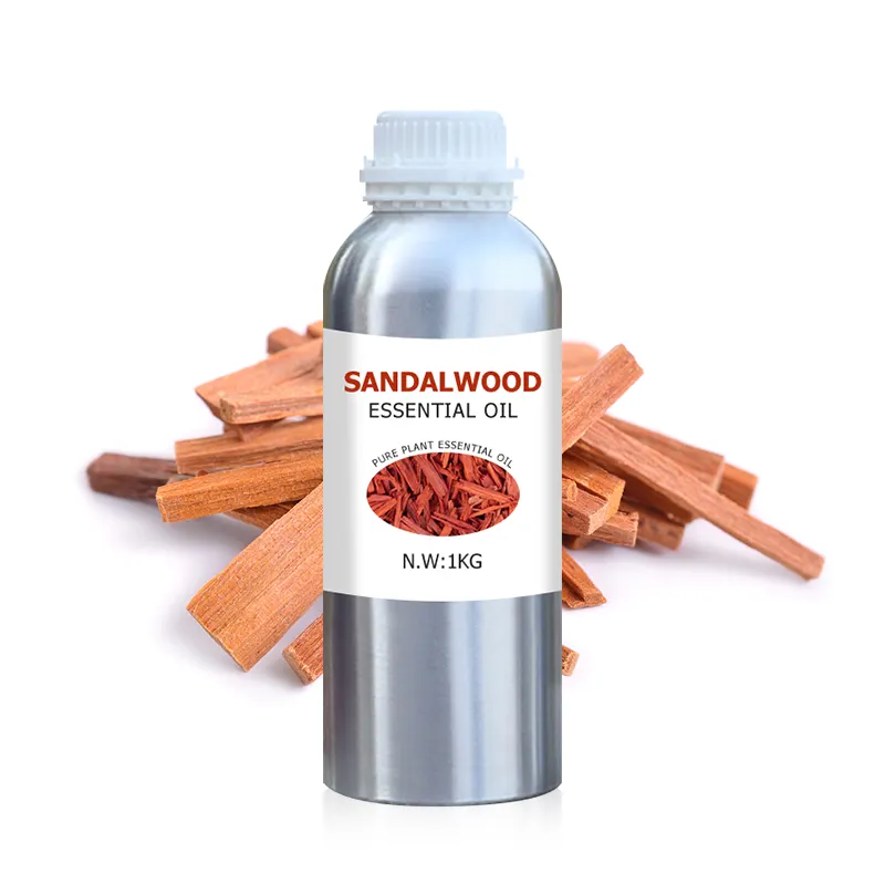 Wholesale 100% pure plant supercritical extraction concentrate bulk price sandalwood essential oil