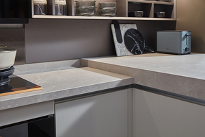 OPPEIN – armoire de cuisine professionnelle, gris brillant, garde-manger moderne, <span class=keywords><strong>placard</strong></span> Design pour Villa - Product Image 4