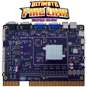 HET Ultimate Fire Link Triple Nova 2in1 Skill Game Board Follow Feature Coin Operated PCB Board 4 Arcade Game <strong>Amusement</strong> <strong>Machine</strong> - Product Image 4