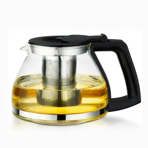 多个便宜的耐热玻璃茶壶咖啡壶304不锈钢浸泡器
