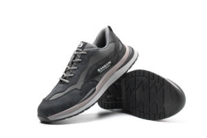 Chaussures de sécurité légères JIANKUN pour hommes, toutes saisons, <span class=keywords><strong>en</strong></span> <span class=keywords><strong>cuir</strong></span> microfibre décontracté, respirant, avec embout <span class=keywords><strong>en</strong></span> acier anti-impact/anti-perforation - Product Image 6