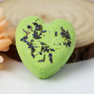 Bomba de baño orgánica de corazón personalizada ODM, baño de pétalos de ingredientes naturales, Fizzes para limpieza - Product Image 4