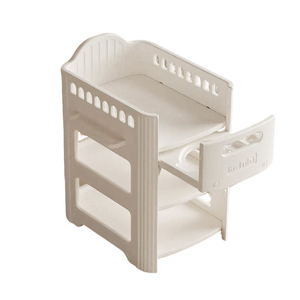 Estación <span class=keywords><strong>de</strong></span> Cambio <span class=keywords><strong>de</strong></span> Bebé Todo en Uno, Mesa <span class=keywords><strong>de</strong></span> Cambio Móvil para Guardería con Gabinete <span class=keywords><strong>de</strong></span> Almacenamiento y <span class=keywords><strong>Bañera</strong></span> para el Cuidado <span class=keywords><strong>de</strong></span> Recién Nacidos e Infantes - Product Image 5