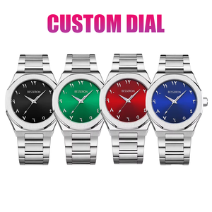 Montre-bracelet de luxe classique de haute qualité personnalisée étanche pour hommes personnalisable logo unique montres-bracelets en acier inoxydable pour homme OEM - Product Image 2