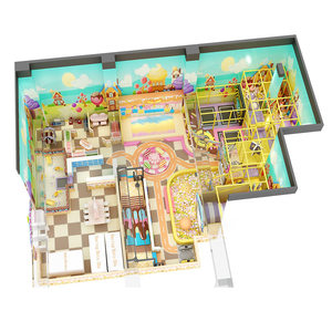 Service de personnalisation tout-en-un Aire de jeux intérieure commerciale pour enfants avec des jeux d'escalade et <span class=keywords><strong>une</strong></span> maison de jeu - Product Image 1