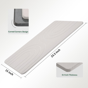 Skymoving Design personnalisé salle de bain séchage rapide terre de diatomées diatomée tapis de bain diatomite tapis de bain pierre tapis de bain - Product Image 2