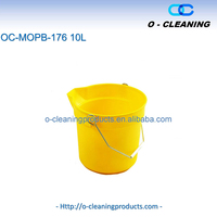 Ember Plastik Bulat Serbaguna O-Cleaning 10L dengan Corong dan Pegangan untuk Cuci Mobil/Pembersihan Dalam Ruangan/Mengepel/Penyimpanan