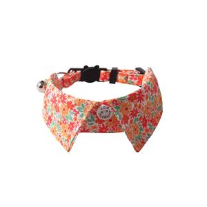Collier pour chat à fleurs imprimées à dégagement rapide avec clochette pour la vente en gros - Product Image 6