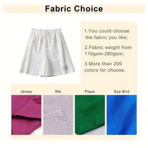 <b>Women's</b> Oversized <b>Shorts</b> Custom Design Blank Embroidery Sweat <b>Shorts</b> Street Style French Terry Plus Size <b>Shorts</b> <b>Women</b> - Product Image 2