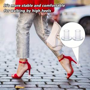 Protège-talons transparents Mairun823 pour chaussures, idéaux pour la marche sur l'herbe, les mariages et les événements en extérieur – Fabriqués aux États-Unis - Product Image 6