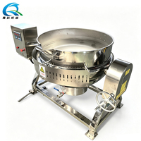Marmite à double enveloppe inclinable en acier inoxydable à chauffage multiple pour la fabrication de confitures, produits à base de haricots et de matières premières cosmétiques