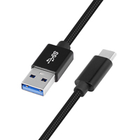 Blindaje trenzado PVC Nylon ABS Material Cobre estañado VDE 3,0 Certificado USB Tipo C Conector 1M Cable de carga de Vietnam