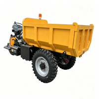 Tricycle diesel de 1,5 tonne, mini-dumper avec pompe hydraulique et roulement pour l'exploitation minière/la construction