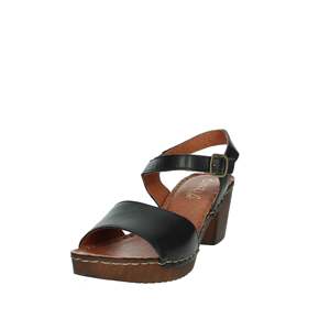 รองเท้าส้นสูงแบบสานด์ดัล Cinzia Soft Donna สีดำ รุ่นพื้นหนา ส้นไม้ สำหรับผู้หญิง - Product Image 5