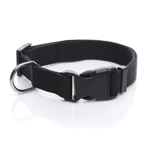 Clásico sólido Color Collar de perro ajustable correas de Nylon básico Collari puedo Collar <span class=keywords><strong>Mascota</strong></span> - Product Image 2