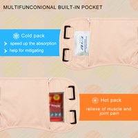 Article en stock Pack d'huile de ricin pour digestion personnalisée en coton de bambou Kit de Pack d'huile de ricin pour la fertilité