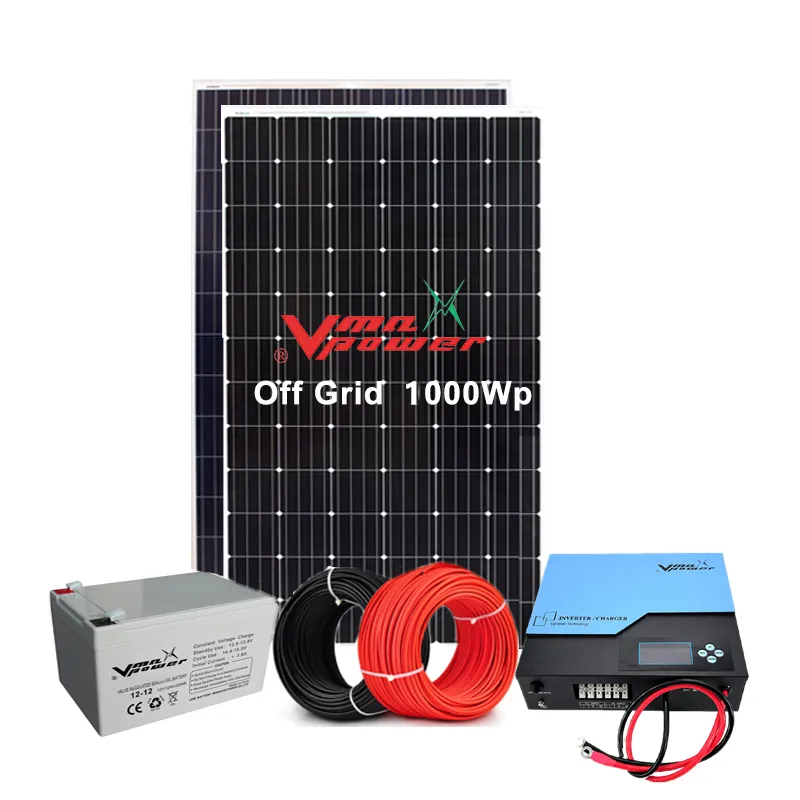 Vmax power 3000w Solar Energy System Off-Grid-Speicher batterien Ladegerät 24V DC 220V AC PWM-Steuerung Home Solar Power System