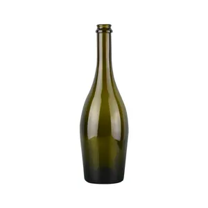 Glass blowing 750ml champagne bottle