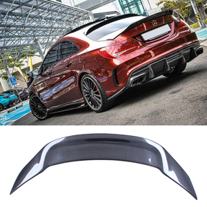 สปอยเลอร์หลังคาร์บอนไฟเบอร์ทรง R สำหรับ W117 C117 ปี 2013-2019 - Product Image 1