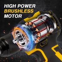 Perceuse à percussion multifonctionnelle 21V Lithium 2.0AH 45N.M OEM 500W à vitesse variable, outil combiné portatif avec moteur sans balais