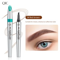 Quatre stylos eyeliner - Eyeliner liquide waterproof et non-émaillantant effet naturel avec quatre branches et pointes fines