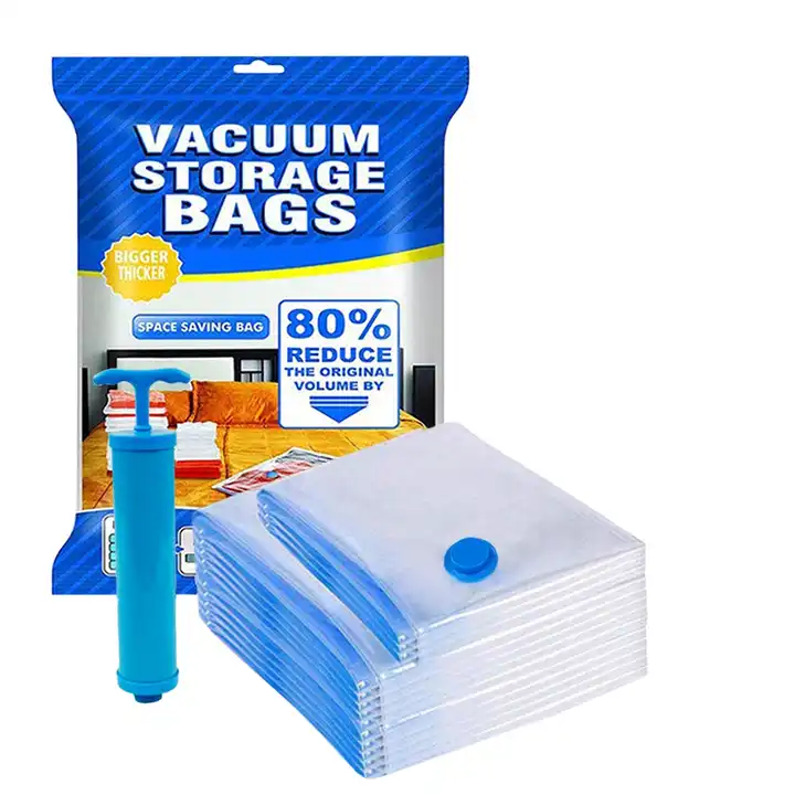 Transparent Compression PA PE Vacuum Storage Bag for Bedding