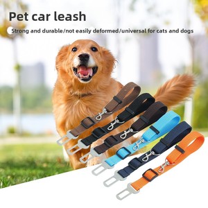 <span class=keywords><strong>Ceinture</strong></span> <span class=keywords><strong>de</strong></span> sécurité réglable en nylon pour animaux <span class=keywords><strong>de</strong></span> compagnie, laisse <span class=keywords><strong>de</strong></span> sécurité pour <span class=keywords><strong>chien</strong></span>, sangle <span class=keywords><strong>de</strong></span> retenue élastique pour véhicule, harnais <span class=keywords><strong>de</strong></span> voyage universel pour voiture - Product Image 2