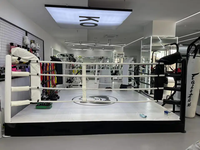Ring de boxe professionnel 5x5m de haute qualité pour l'entraînement sportif créatif, fabriqué par un professionnel de la lutte et de la taekwondo