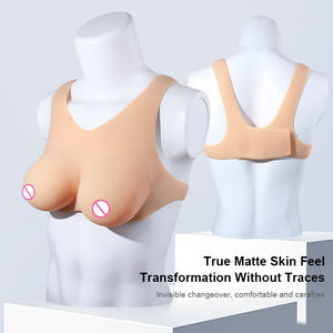 Prothèses Mammaires en <span class=keywords><strong>Silicone</strong></span> Améliorées OEM/ODM Faux Seins Version Gilet Une Pièce pour Petite Poitrine Affichage Grosse Poitrine - Product Image 2