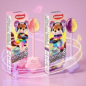 Sucette musicale sans sucre, bonbon dur, jouet pour enfants, saveur fruitée, bonbon musical comestible, cadeau pour anniversaire, fête - Product Image 3