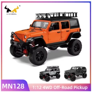 SJY-MN128 Coche RC a Escala Completa, Modelo de Coche Teledirigido Wrangler 4WD, Coche de Escalada, Vehículo Todoterreno de Simulación, Juguete - Product Image 2