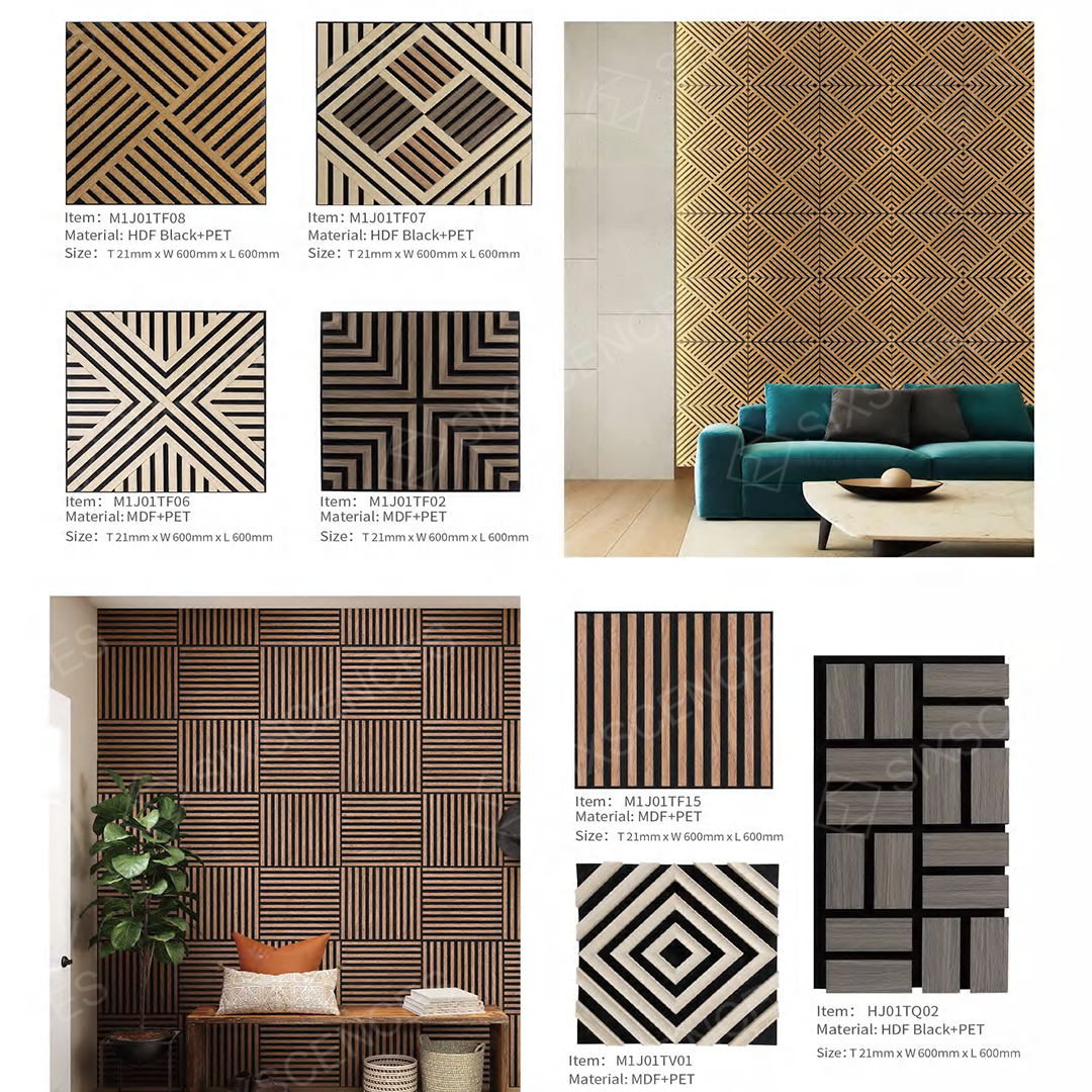 3D sound proof wall panels ceiling Home Hotel soundproof board factory made professional factory made