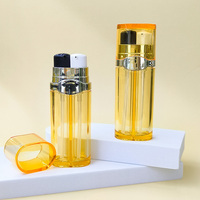 15ml + 15ml double chambre 2 en 1 PET bouteille intérieure lotion pompe bouteille 30ml Double plastique cosmétique Airless lotion pompe bouteilles PCR
