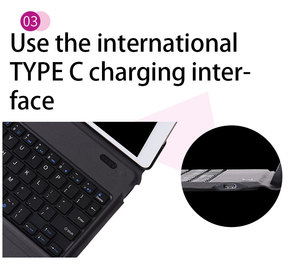 2019 Mới Vỏ Sò Bàn Phím Trường Hợp Rõ Ràng Cho <span class=keywords><strong>Ipad</strong></span> 10.2 - Product Image 4