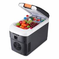 Réfrigérateur portable 12V pour voiture, 10L 15L, mini-réfrigérateur compact pour camion, caravane, bateau, refroidisseur et chauffe-boissons 220V