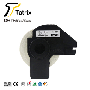 Tatux-rollo de etiquetas térmicas autoadhesivas, de 17mm DK-1204, negro sobre blanco, DK-11204, para impresora <span class=keywords><strong>Brother</strong></span> <span class=keywords><strong>QL</strong></span>-720NW <span class=keywords><strong>QL</strong></span>-<span class=keywords><strong>580N</strong></span>, DK11204 - Product Image 2