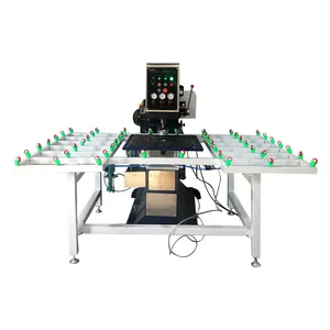 CNC horizontal que hace la tabla del agujero del taladro de cristal perforadora de cristal automática