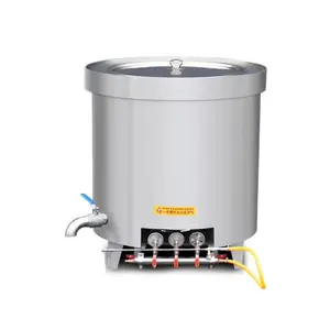 Multipurpose energy-efficient vertical gas heat stockpot/ Commercial soup barrels/cooking boiler