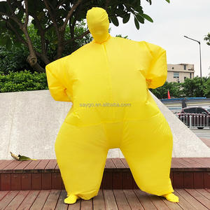 सरल डिजाइन विभिन्न डिजाइनों का स्वागत है हेलोलीन कोप्ले सूट inflatable pvc वसा पोशाक वयस्कों के लिए inflatable chub वेशभूषा - Product Image 4