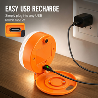Lampe de travail LED 300LM 180 °   Projecteur LED portable magnétique super lumineux sans fil à réglage de rotation pour la réparation automobile
