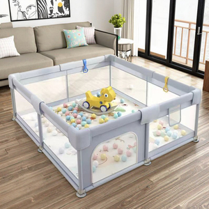 Moderno di lusso per bambini box recinzione di sicurezza materiali Oxford box per interni con cancello per la sicurezza del bambino - Product Image 2