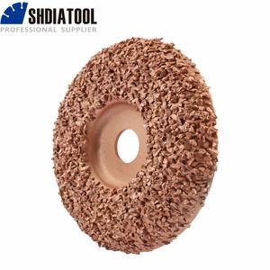 #40/60 vuoto brasato in carburo di tungsteno mola levigatura del legno intaglio sagomatura del disco in gomma macinazione disco smerigliatrice angolare - Product Image 2