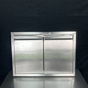 VICTORY Commercial 201 Acero inoxidable Cocina al aire libre Barbacoa Isla Restaurante Suministros con puerta de gabinete incorporada - Product Image 6