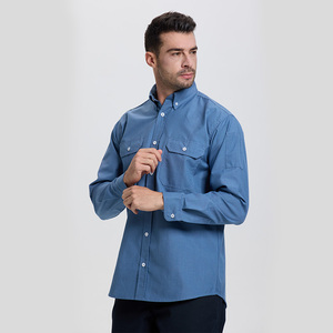 Fábrica NFPA 2112 Algodón Transpirable Ropa DE TRABAJO FR Algodón Construcción FR Camisas DE TRABAJO resistentes al fuego - Product Image 5